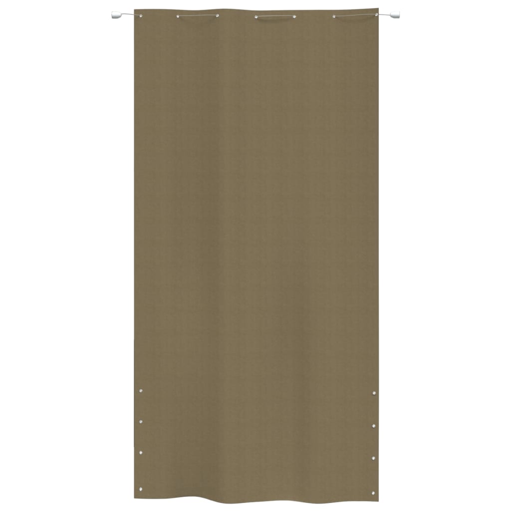 Vidaxl Balcony screen 140x240 cm Oxford fabric taupe