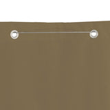 Vidaxl balkonskærm 140x240 cm Oxford Fabric Taupe