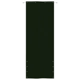 Vidaxl Balcony screen 80x240 cm Oxford fabric dark green