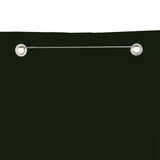 Pantalla de balcón Vidaxl 80x240 cm Oxford Fabric Dark Green