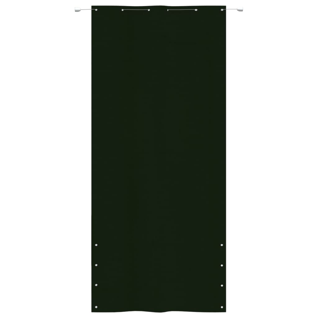 Vidaxl Balcony screen 120x240 cm Oxford fabric dark green