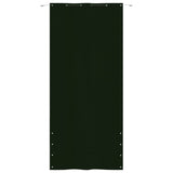 Vidaxl Balcony screen 120x240 cm Oxford fabric dark green