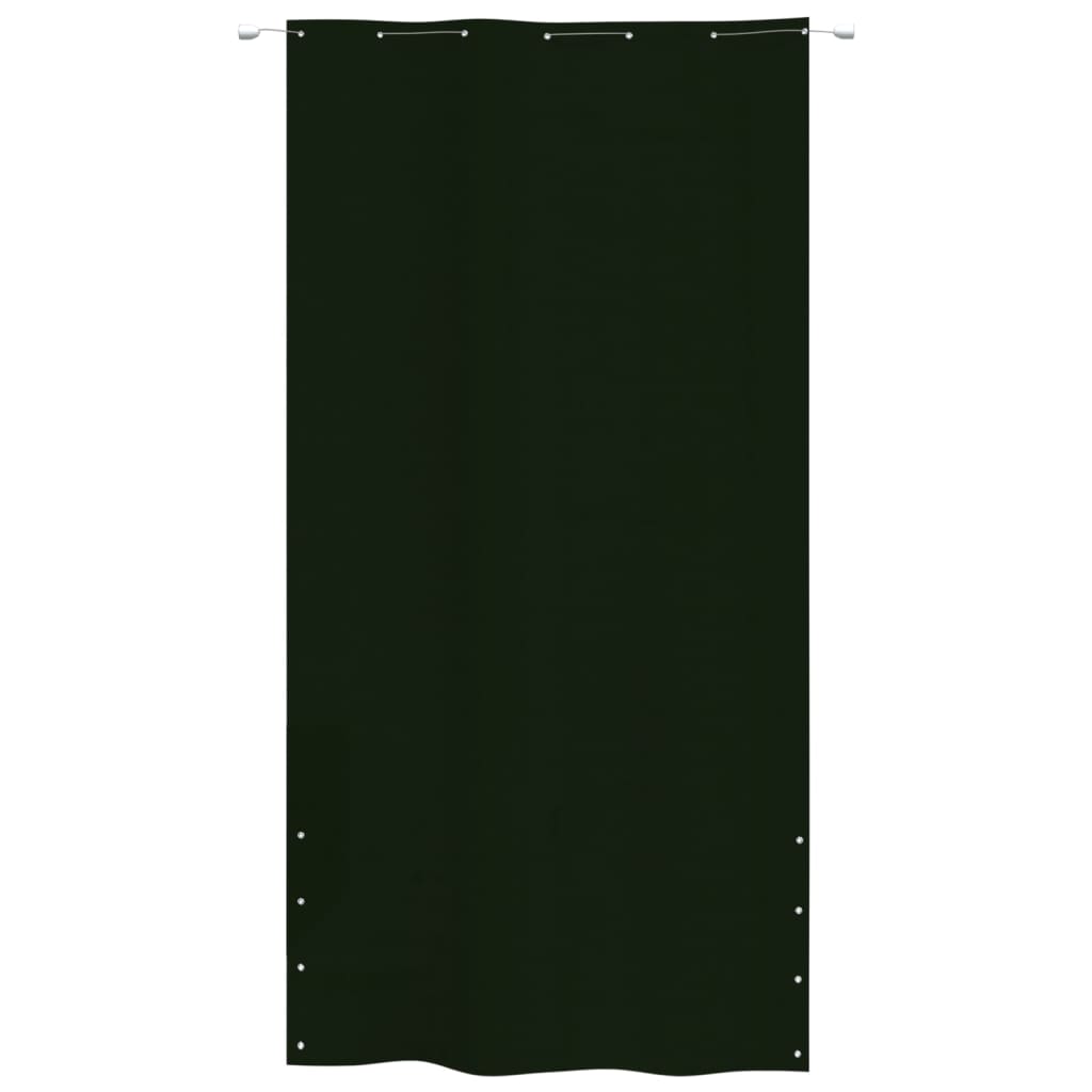 Vidaxl Balcony screen 140x240 cm Oxford fabric dark green