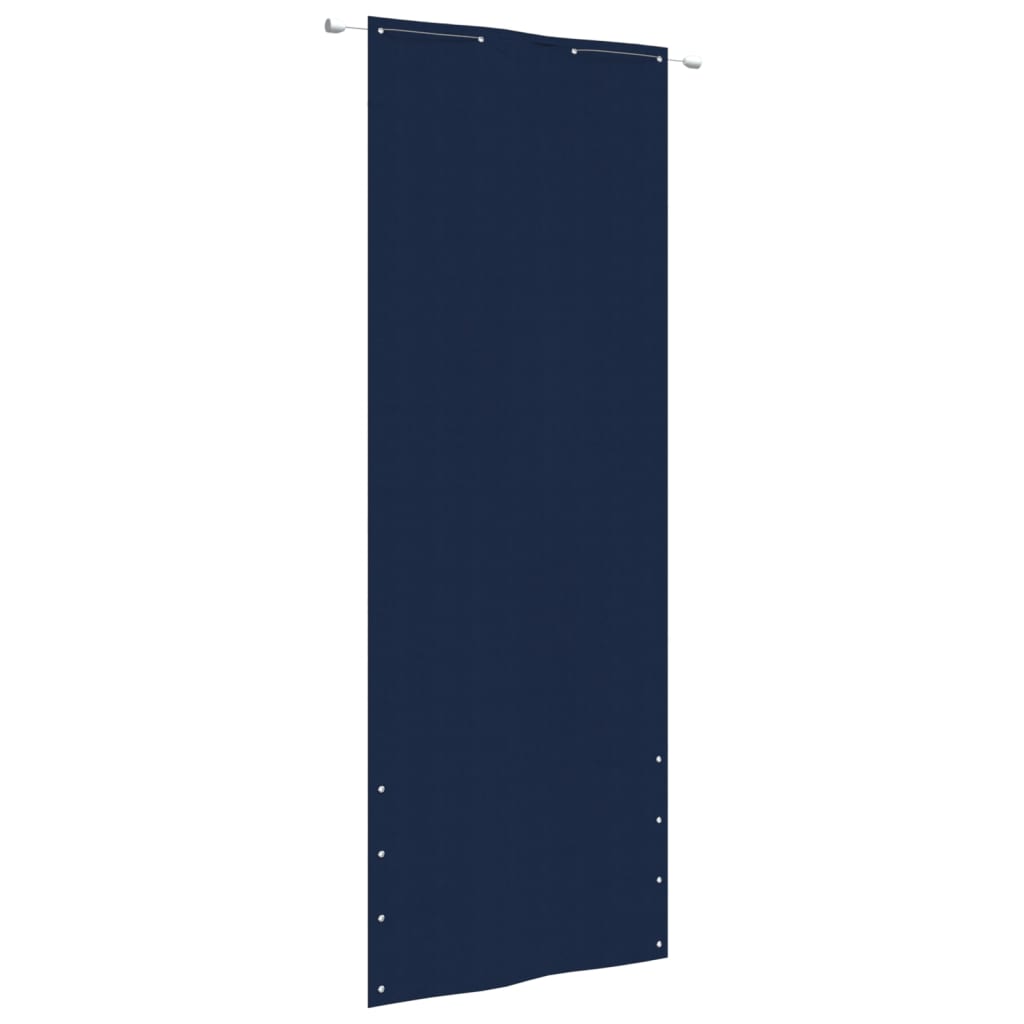 Vidaxl Balkon Bildschirm 80x240 cm Oxford Stoff blau