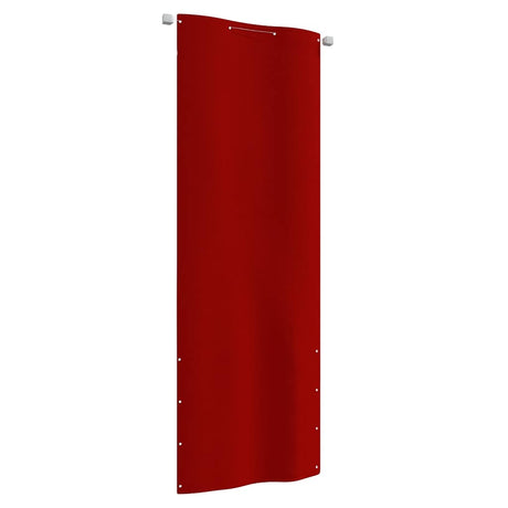 Vidaxl balkonscherm 80x240 cm oxford stof rood