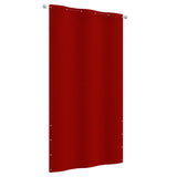 Écran de balcon Vidaxl 120x240 cm Oxford tissu rouge