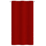 Écran de balcon Vidaxl 120x240 cm Oxford tissu rouge