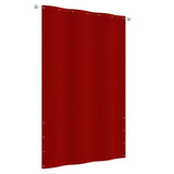 Vidaxl balkonscherm 140x240 cm oxford stof rood