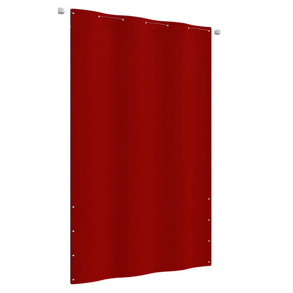 Vidaxl Balcony Schermata 140x240 cm tessuto Oxford rosso