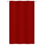 Vidaxl balkonscherm 140x240 cm oxford stof rood