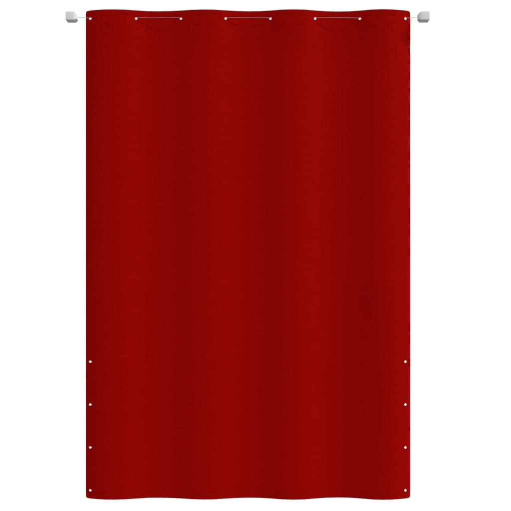 Vidaxl balkonscherm 160x240 cm oxford stof rood