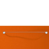 Pantalla de balcón Vidaxl 80x240 cm Oxford Fabric Naranja