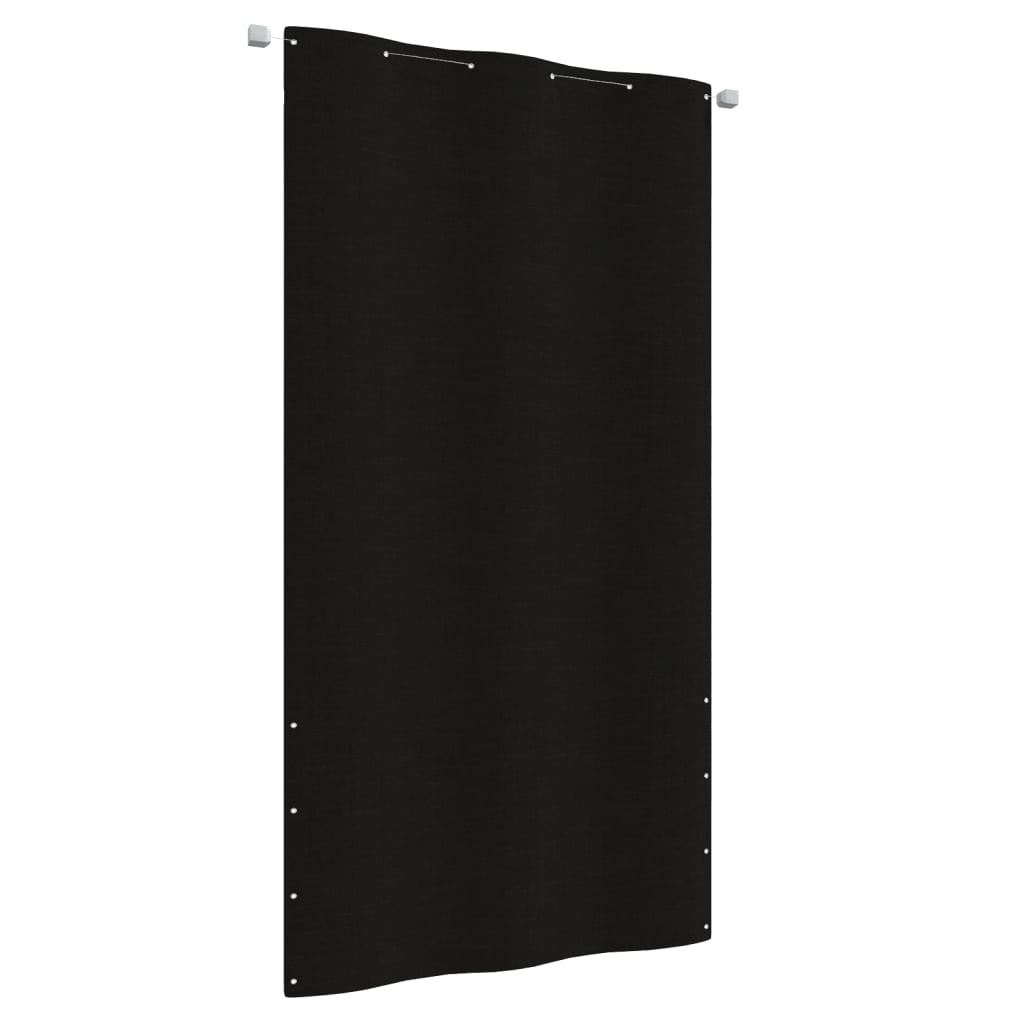 Écran de balcon Vidaxl 120x240 cm Oxford tissu noir