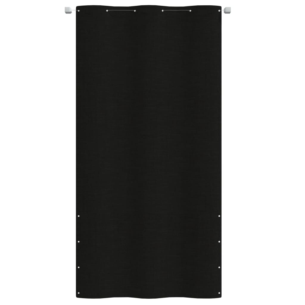 Écran de balcon Vidaxl 120x240 cm Oxford tissu noir