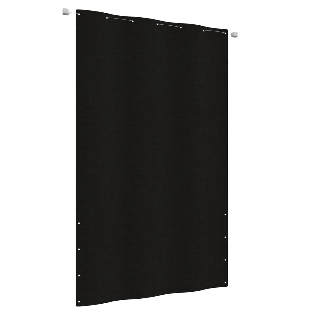 Vidaxl Balcony screen 140x240 cm Oxford fabric black