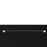 Vidaxl Balcony screen 140x240 cm Oxford fabric black