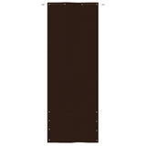 Vidaxl balkonscherm 80x240 cm oxford stof bruin