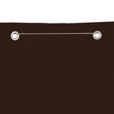 Vidaxl balkonscherm 80x240 cm oxford stof bruin