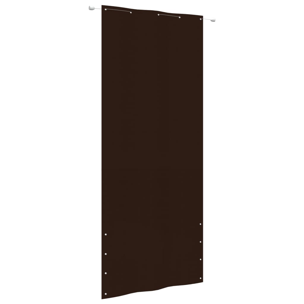 Écran de balcon Vidaxl 100x240 cm Oxford tissu marron