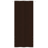 Écran de balcon Vidaxl 100x240 cm Oxford tissu marron