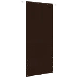 Écran de balcon Vidaxl 120x240 cm Oxford tissu brun