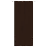Vidaxl balkonscherm 120x240 cm oxford stof bruin