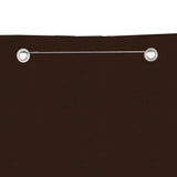 Vidaxl balkonscherm 120x240 cm oxford stof bruin