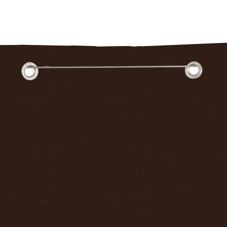 Vidaxl balkonscherm 140x240 cm oxford stof bruin