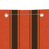 Vidaxl Balkon Bildschirm 80x240 cm Oxford Fabric Orange und Braun