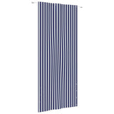 Écran de balcon Vidaxl 120x240 cm Oxford tissu bleu et blanc