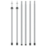 Vidaxl luifelstokken 2 st telescopisch 102-260 cm aluminium