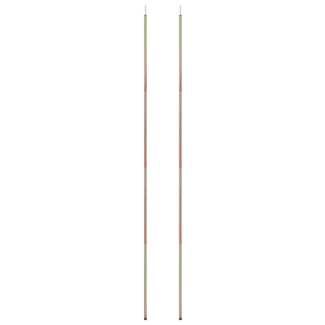 Vidaxl zonneschermpalen 2 st 250 cm gegalvaniseerd staal