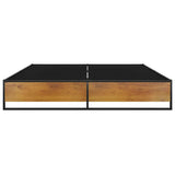 Vidaxl bedframe metaal zwart 160x200 cm