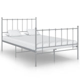 Vidaxl bedframe metaal grijs 120x200 cm