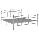 Vidaxl bedframe metaal grijs 180x200 cm