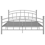 Vidaxl bedframe metaal grijs 180x200 cm