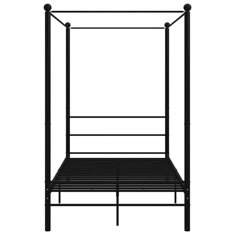 Vidaxl hemelbedframe metaal zwart 120x200 cm
