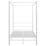 Vidaxl hemelbedframe metaal wit 140x200 cm