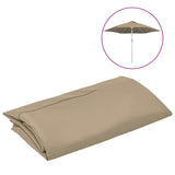 Vidaxl replacement cloth for parasol 300 cm taupe