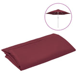 Tela de reemplazo de Vidaxl para Parasol 300 cm Borgoña Rojo