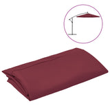 Vidaxl ersättare för flytande parasol 350 cm Bordeaux röd