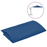 Vidaxl vervangingsdoek voor tuinparasol 350 cm azuurblauw
