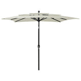 Vidaxl Parasol 3-warstwowy z biegunem aluminiowym 2,5x2,5 m