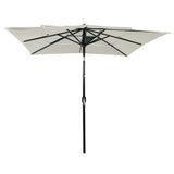 Vidaxl Parasol 3-warstwowy z biegunem aluminiowym 2,5x2,5 m