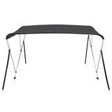 Vidaxl biminitop 3-boogs 183x140x137 cm antracietkleurig