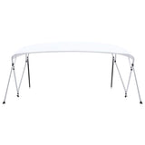 Vidaxl biminitop 4-boogs 243x(230-244)x137 cm wit