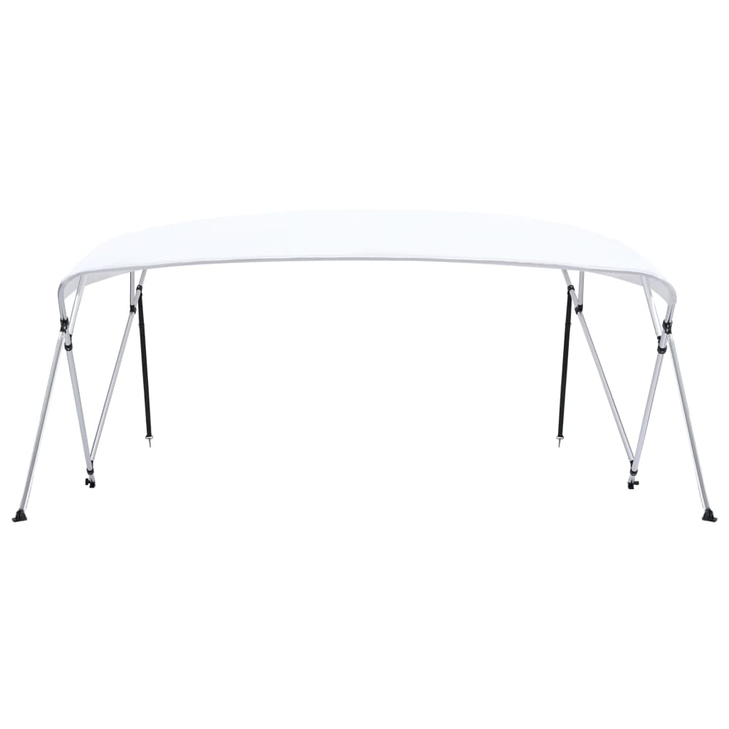 Vidaxl Biminitop 4-Boogs 243x (230-244) x137 cm blanc