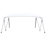 Vidaxl Biminitop 4-Boogs 243x (230-244) x137 cm blanc