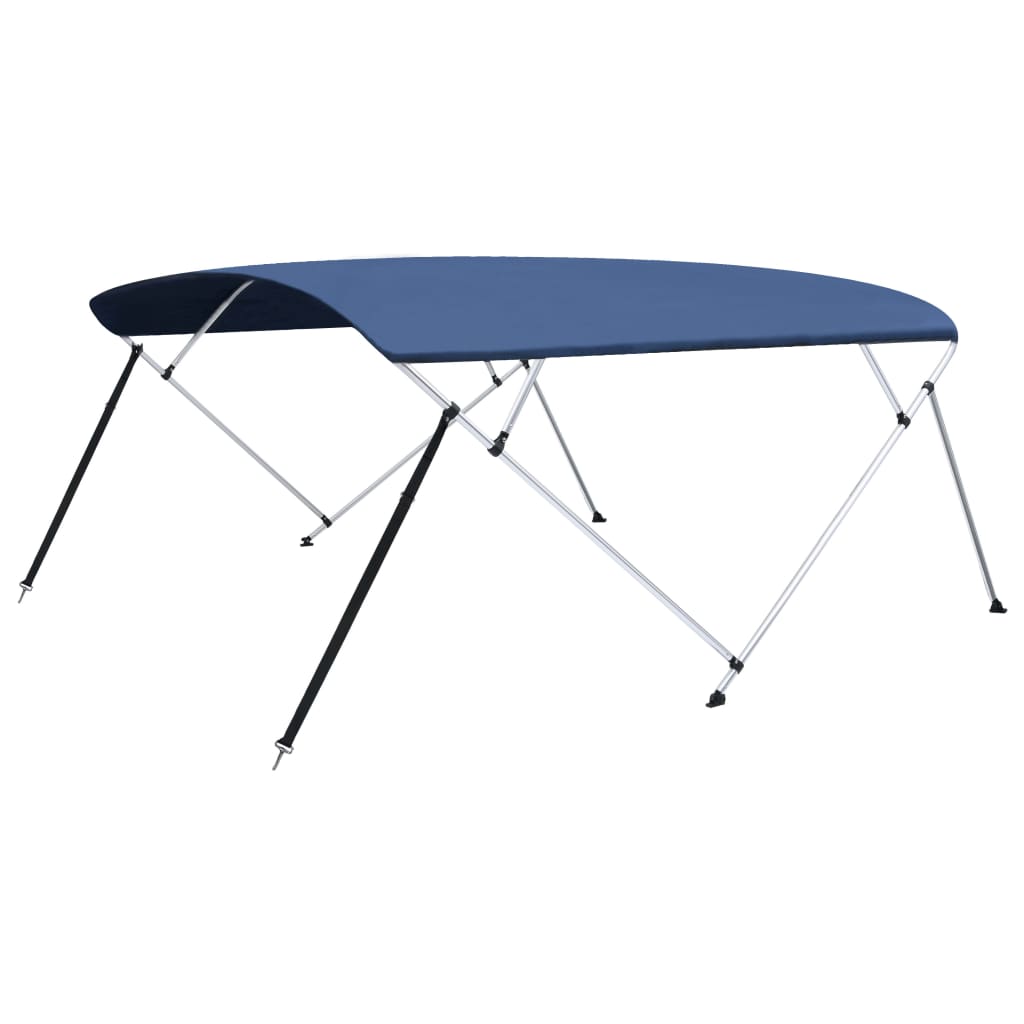 Vidaxl Biminitop 4-boogs 243x (230-244) x137 cm blu navy