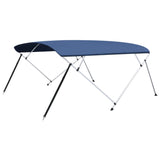 Vidaxl Biminitop 4-boogs 243x (230-244) x137 cm blu navy